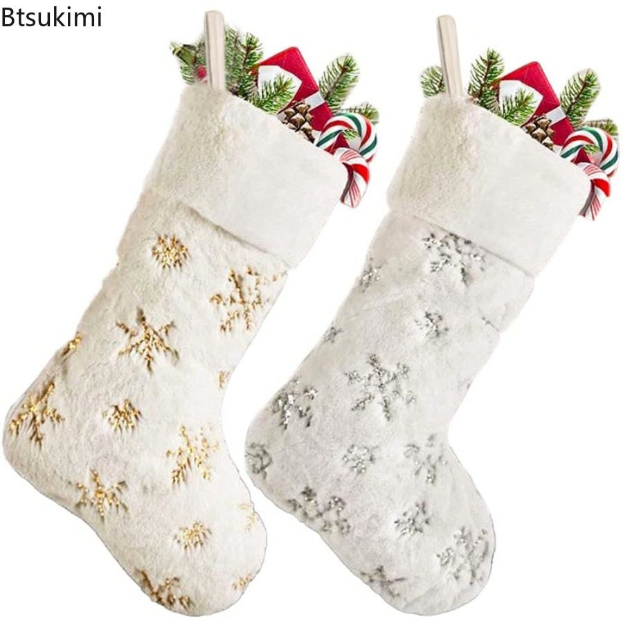 Nieuwe 2026 Witte Pluche Kerst - Embroidery Xmas Decorations recensie en prijs