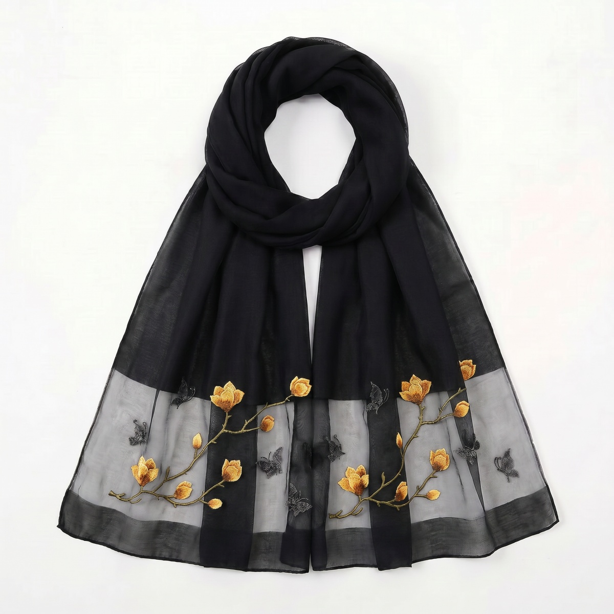 Sjaal Print Hijab Bandana Zijd - Embroidery Hijab recensie en prijs